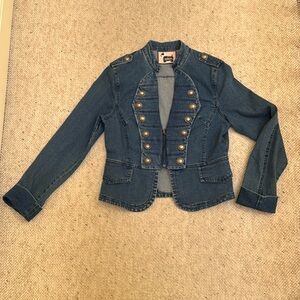 Fabulous short jean jacket.  Never worn.